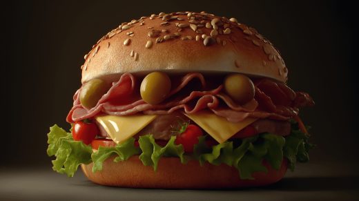 Stacked Burger puzzle preview